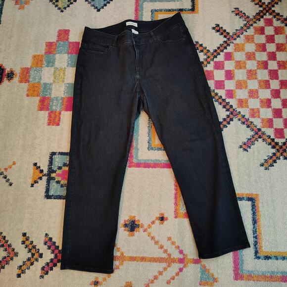 Lane Bryant Womens 22S Jeans Flex Magic High Rise Tighter Tummy Straight Short - Picture 1 of 7